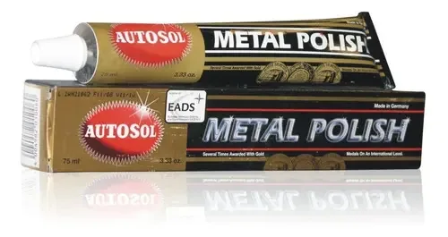 Polidor De Metais Autosol Cromado Escapamento Tanque Jóias