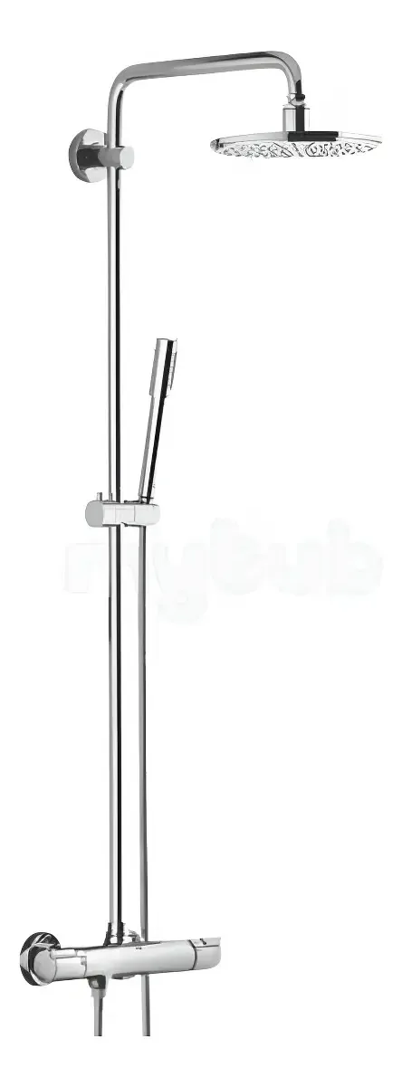 Chuveiro Grohe Rainshower System Cromado com Torneira Termostática