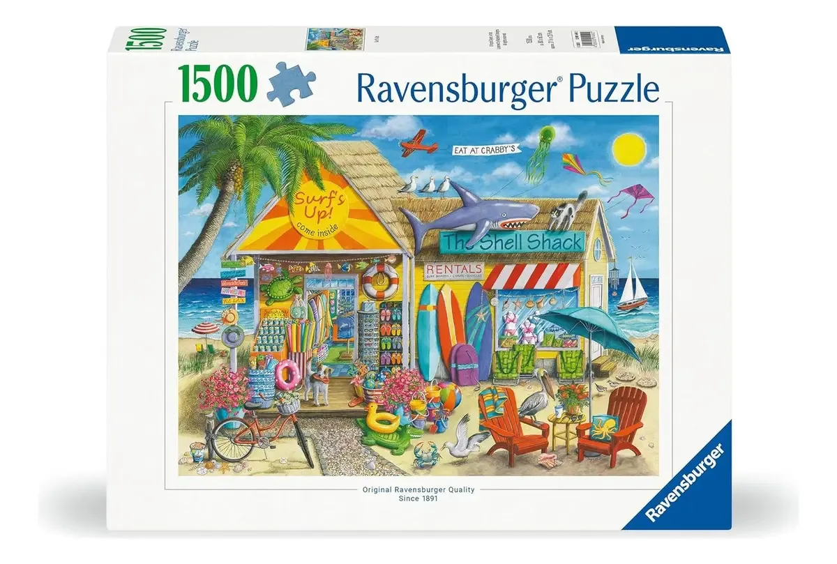 Puzzle 1500 Quebra-cabeças Let's Surf! Ravensburger