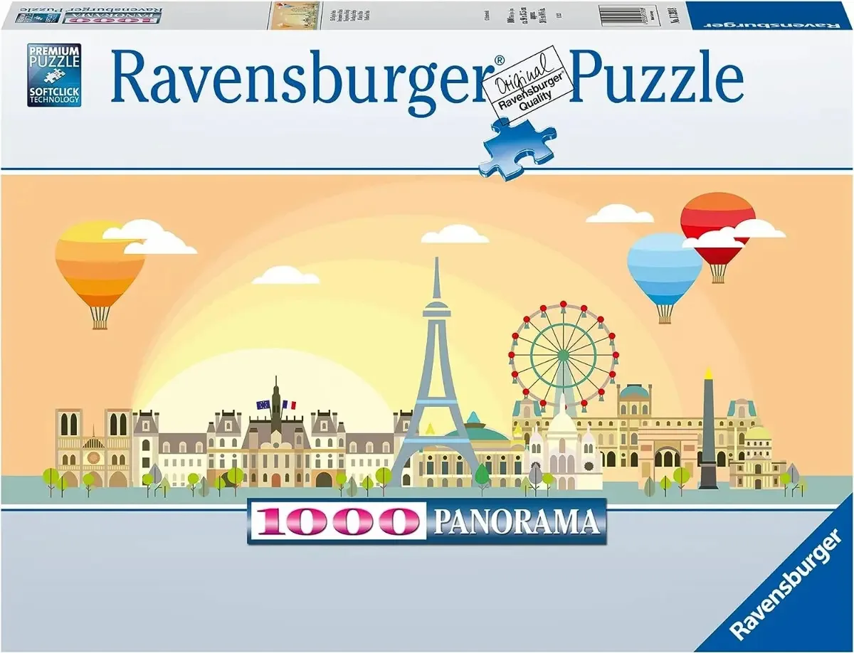 1000 quebra-cabeças por dia em Paris Ravensburger