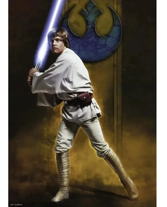 Luke Skywalker Jedi Star Wars Quebra-cabeças 1000 Ravensburger