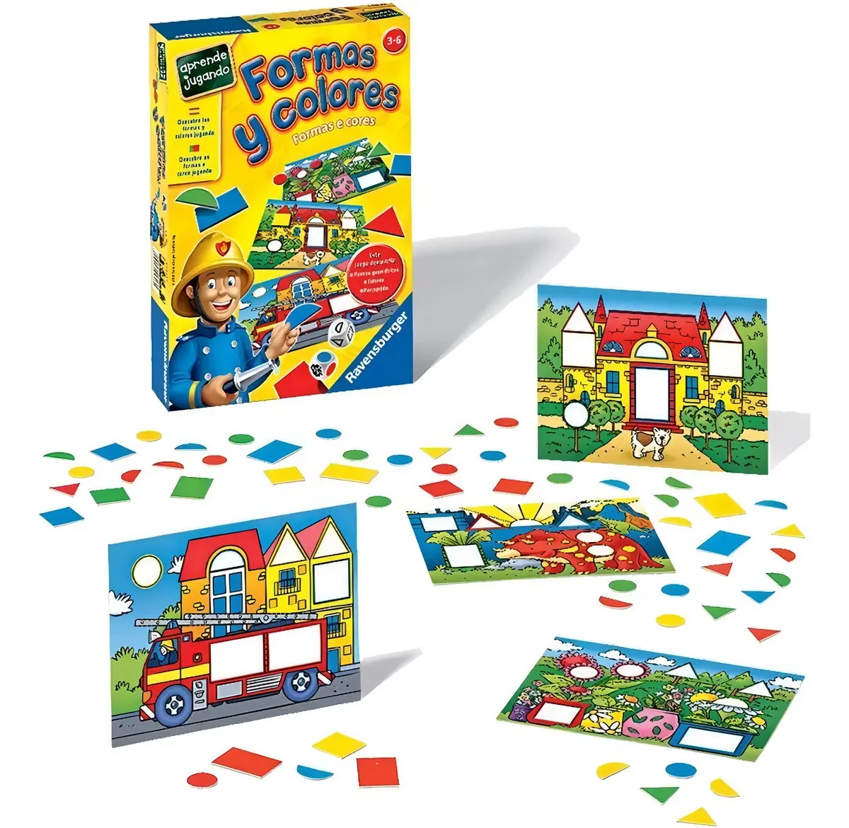Jogo de tabuleiro de formas e cores - Ravensburger