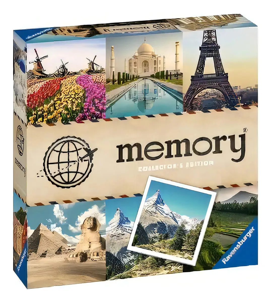 Jogo de Memória Viagens de Coleção 64 Pçs + 16 Mini Pôsteres