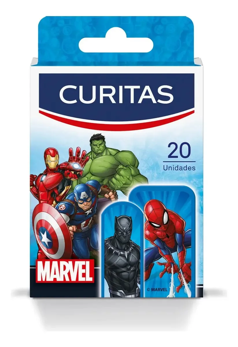 Curativo Curitas Marvel 20 Unidades