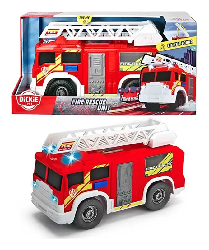 Caminhão Dickie Toys City Fire Ladder