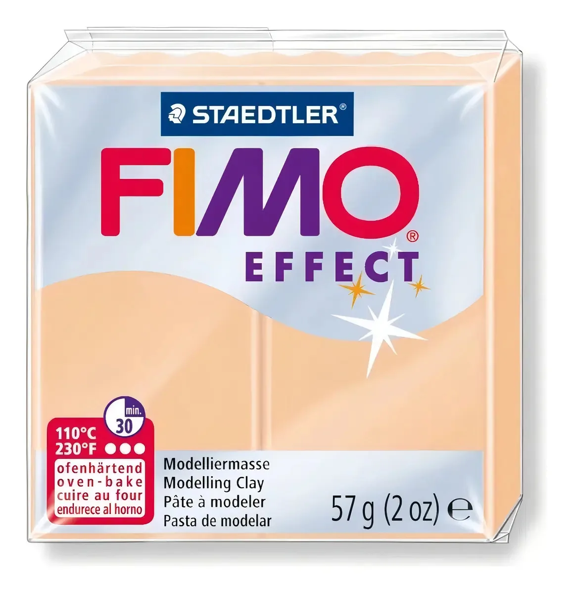 Massa De Modelar Fimo Effect Pêssego 57g 8020-405