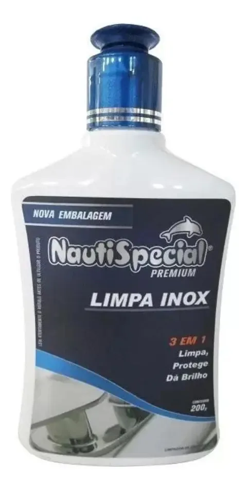 Limpa Inox Premium 200g Nautispecial