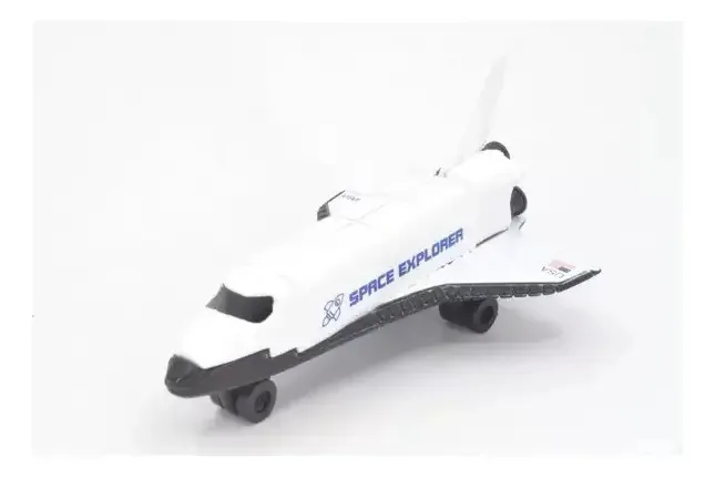 Miniatura Ônibus Espacial Siku Space Shuttle Metal Cor Branco