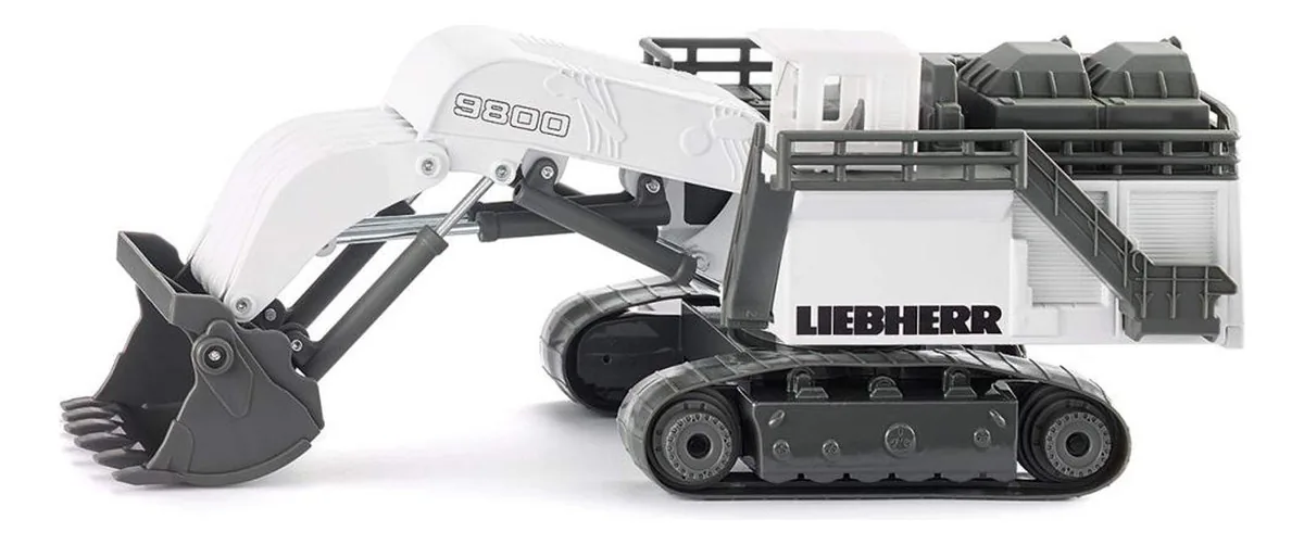 Escavadeira de mineração Siku 1798 Super Liebherr R9800, branca