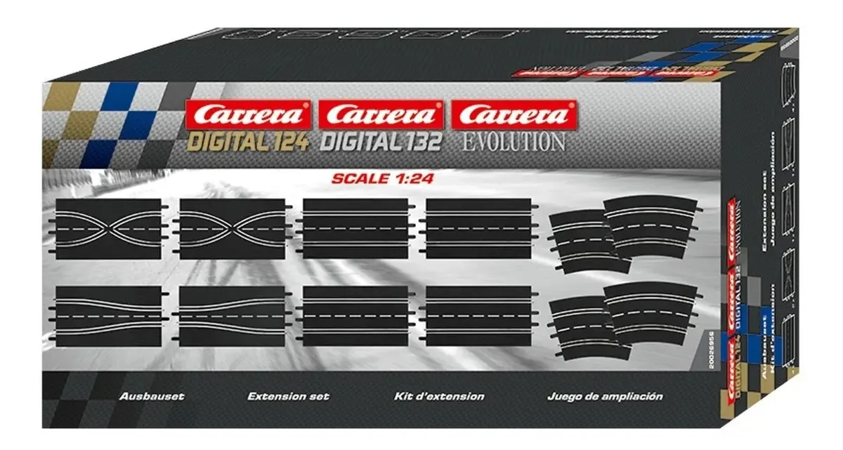 Autorama Carrera 20026956 Kit Extensão Pista N3 12 Peças