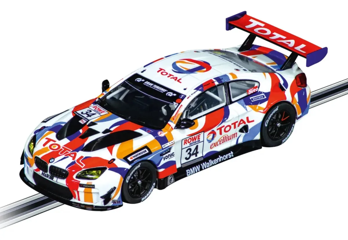 Carro Autorama Carrera Evolution Bmw M6 Gt3 1/32 20027698 Cor Branco