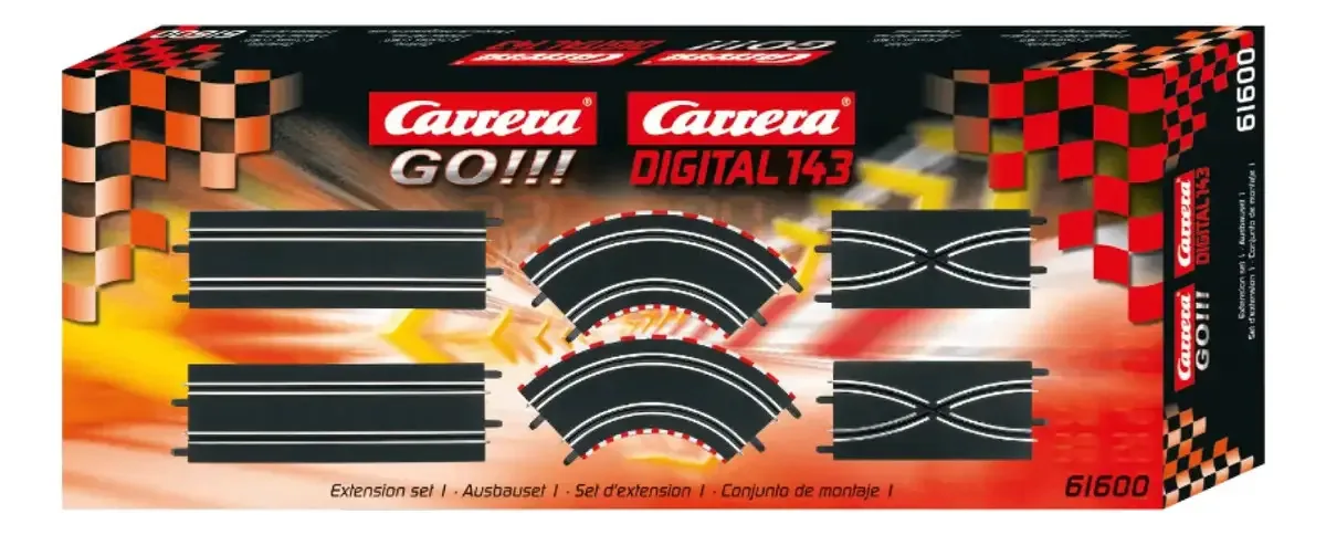 Expansão Carrera GO!!! 143 Para Autorama 1/43 Pista 2 Faixas