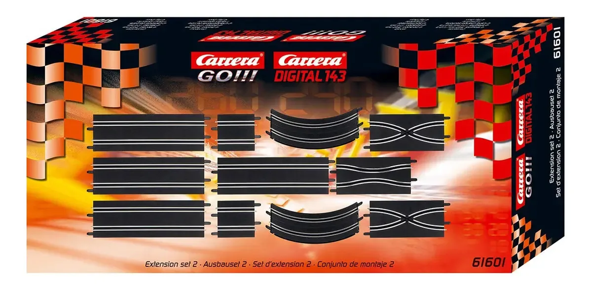 Carrera Go Extensão Cor Preto e Prata