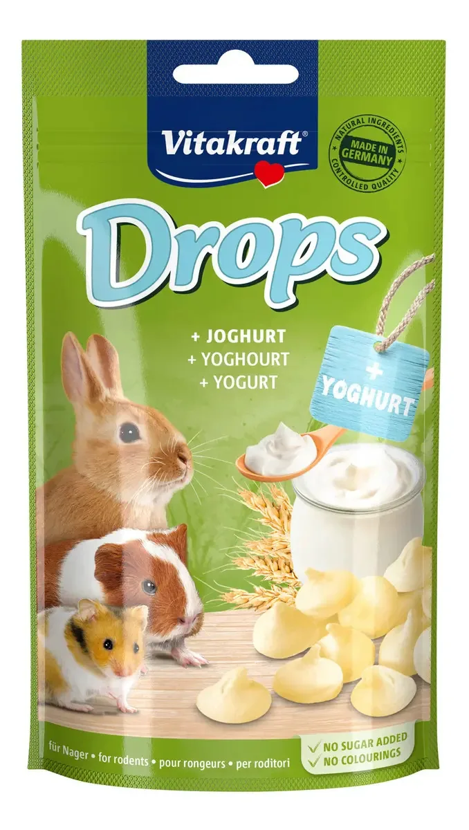 Vitakraft Gotas de Iogurte para Coelhos