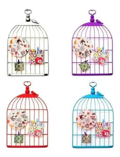 Broche Bird Cage Frame Color Pettish Online Vc