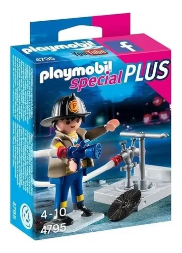Playmobil Special Plus 4795 - Bombeiro com equipamento - Intel