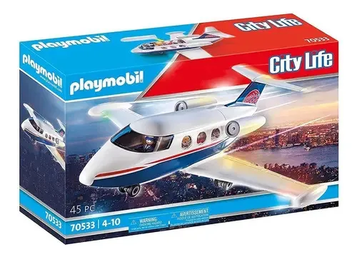 Avião a jato particular Playmobil 70533 City Life