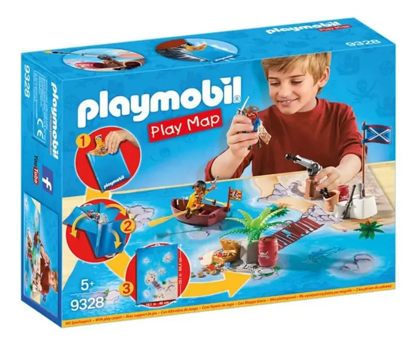 Playmobil 9328 Jogue Map Pirates