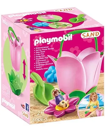 Balde de praia Playmobil Sand Spring Flower