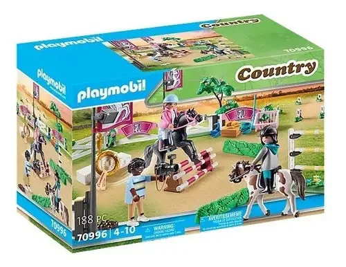 Boneco armable de 188 peças do torneio de equitação Playmobil