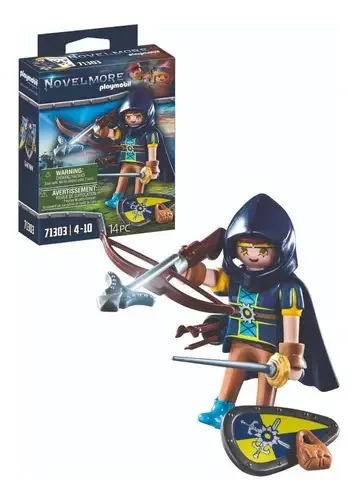 Playmobil Novelmore - Gwynn com equipamento de combate