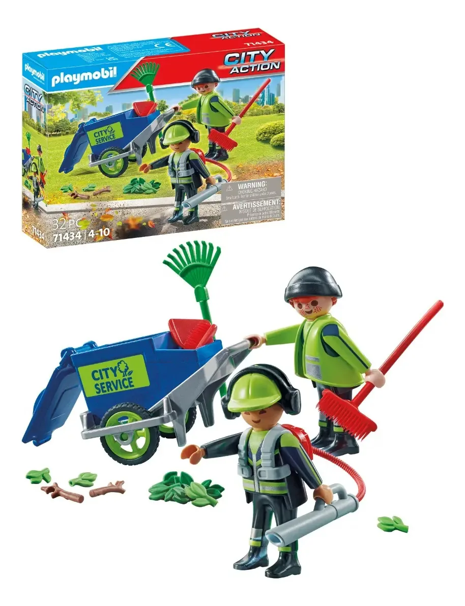 Equipamento de limpeza urbana Playmobil City 71434