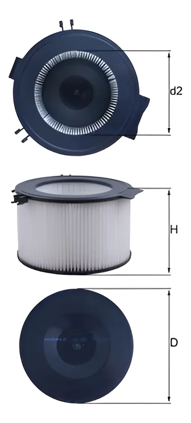 Filtro, ar interior Mahle La 65