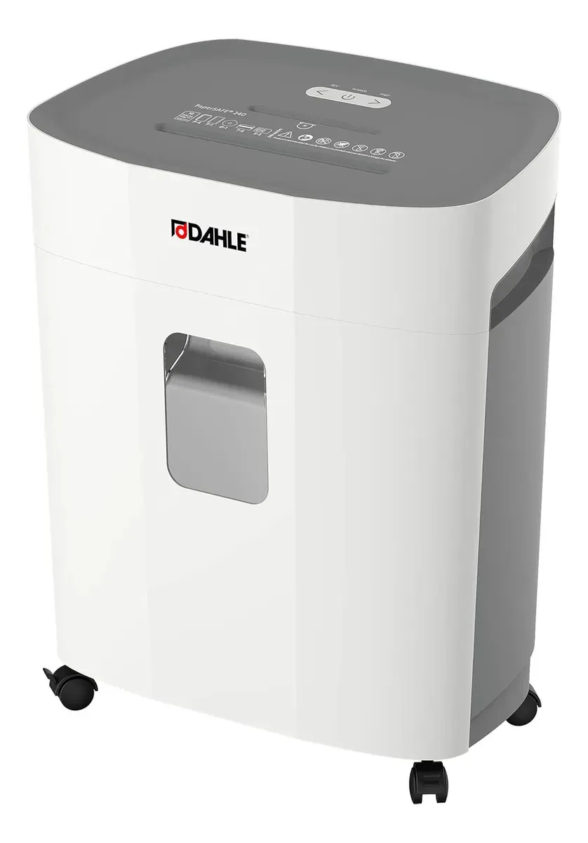 Triturador de papel Dahle Papersafe Ps 240, sem óleo, de