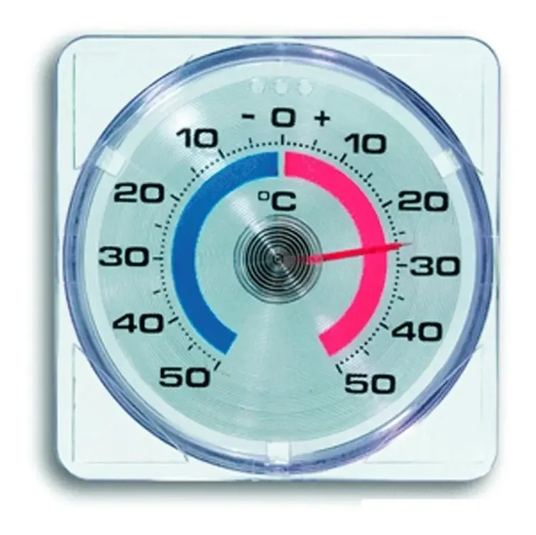 Termômetro de janela analógico com adesivo -50+50°C Tfa