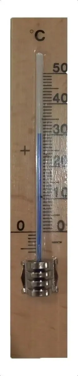 Termômetro ambiente de temperatura interna de madeira TFA 15 cm