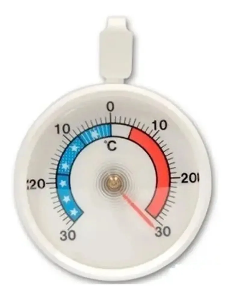 Termômetro analógico para refrigeração e congelador