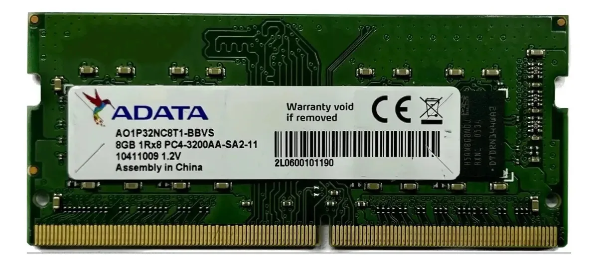 Memória Ram Adata Ddr4 16gb