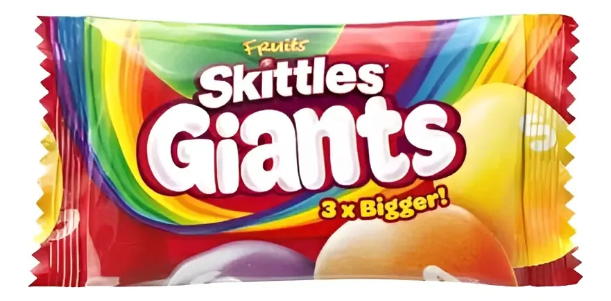 Bala Skittles Fruits Giants 45g