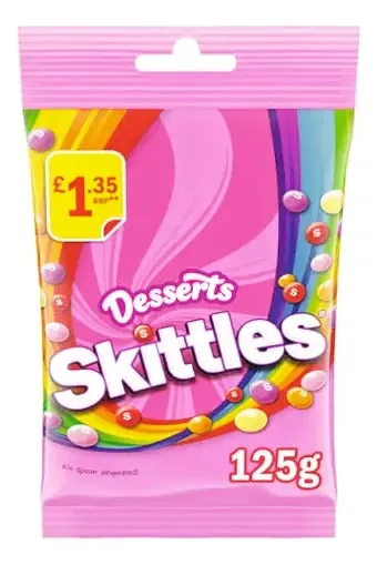 Bala Skittles Vegana Desserts 125g