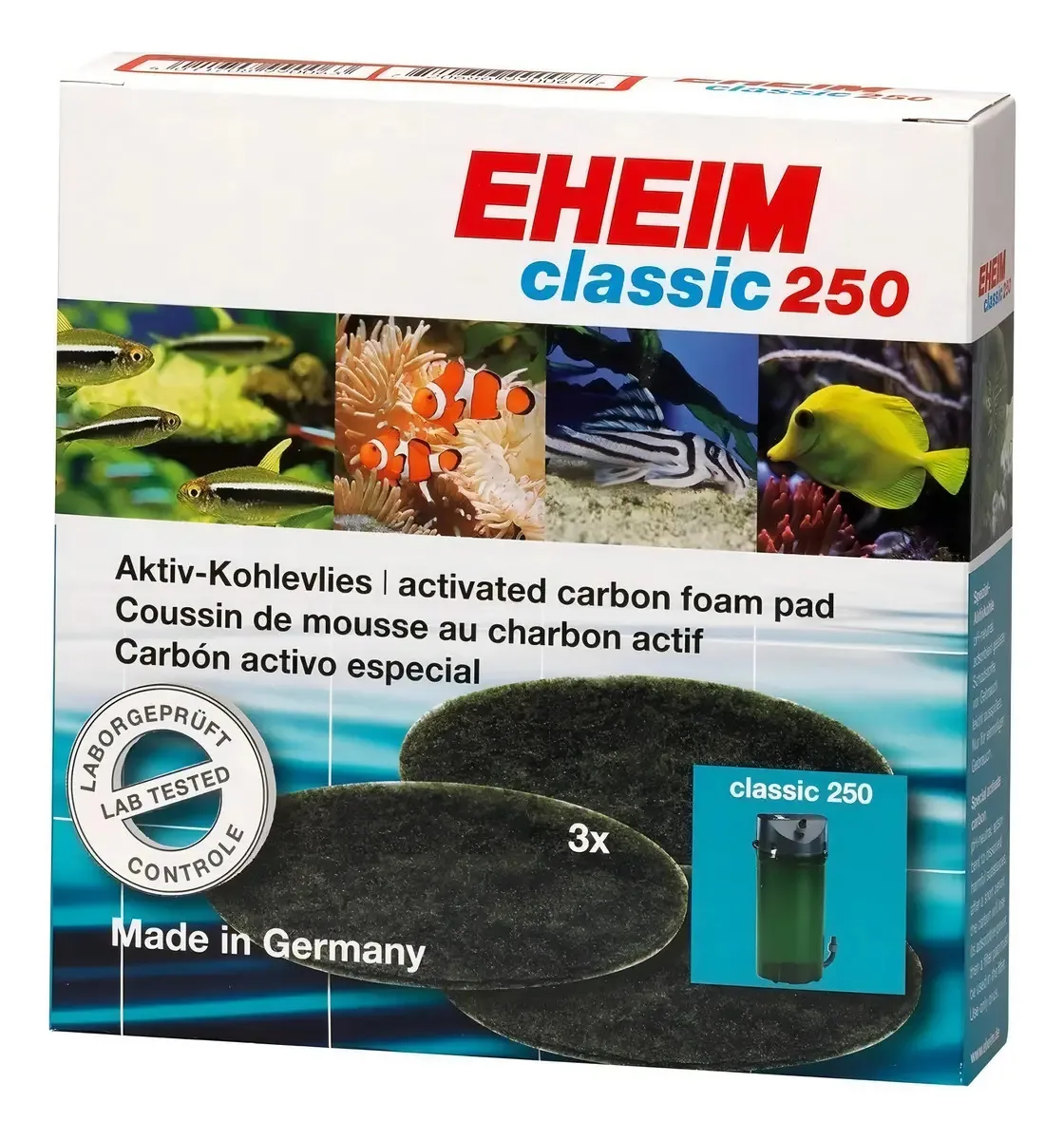 Refil de Carvão Eheim Classic 2213 para Filtro Canister (3 Unidades)