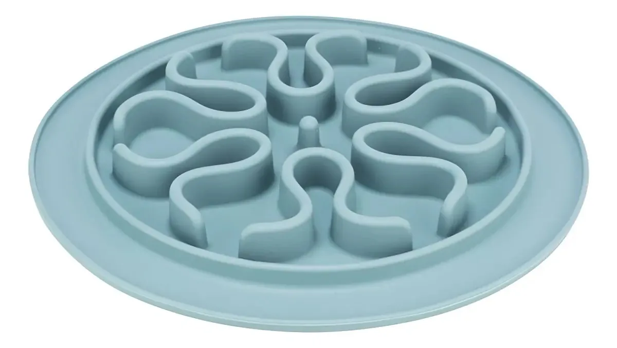 Alimentação lenta de silicone, alimentação lenta, alimentação lenta, para cachorros, cinza