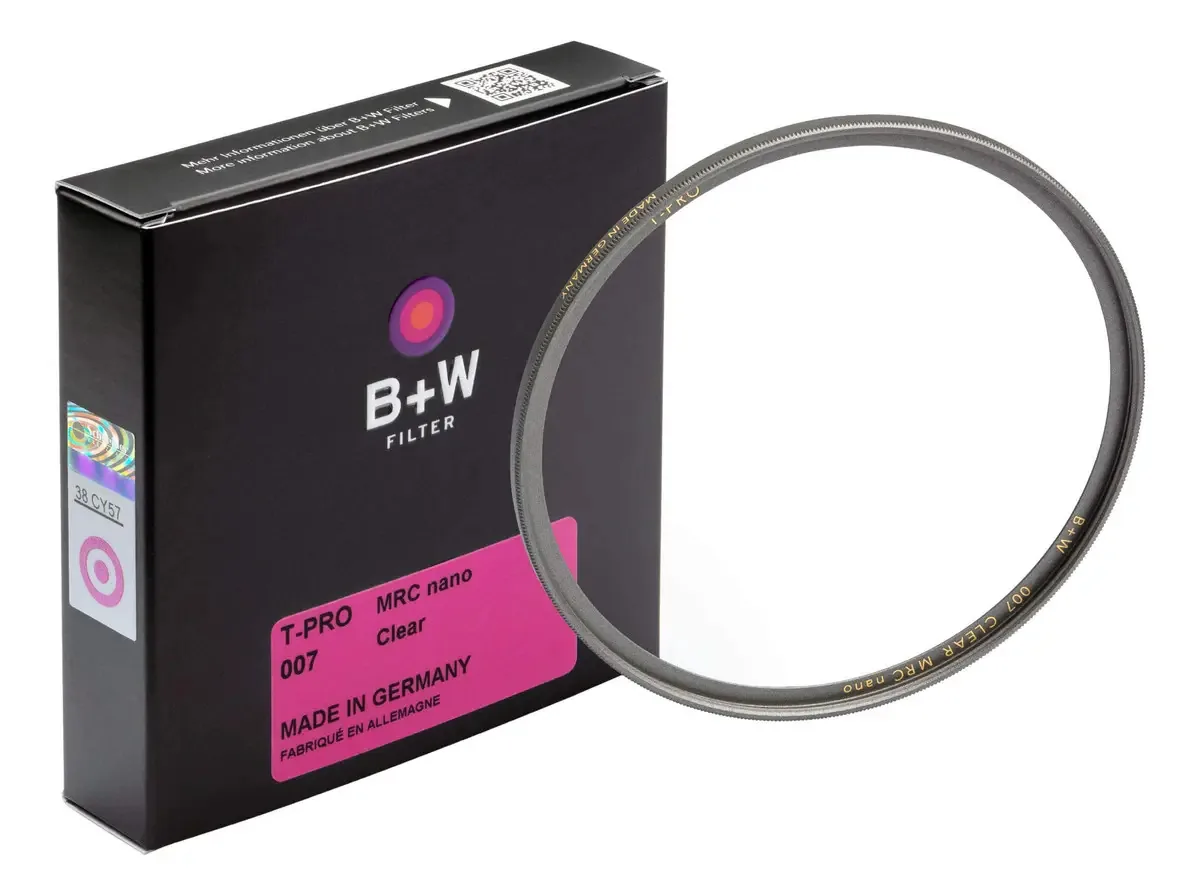 Filtro B+W T-PRO 007 MRC nano Clear 77mm - Filtro Clear para lentes de câmera, proteção e clareza óptima.