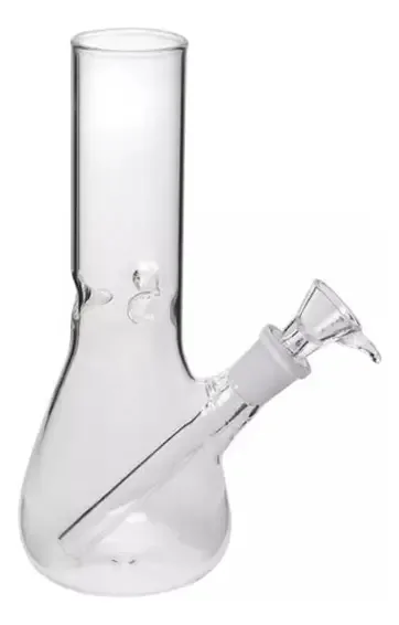 Tubo de água Bong Large Glass Icecatcher de 22 cm de resina pirex