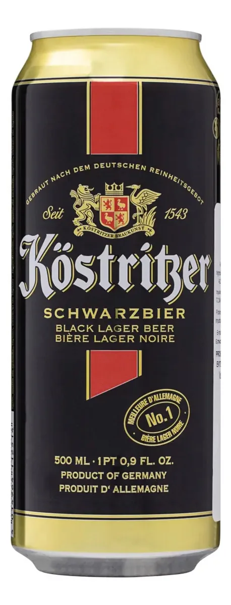 Cerveja Schwarzbier Puro Malte Köstritzer Lata 500ml