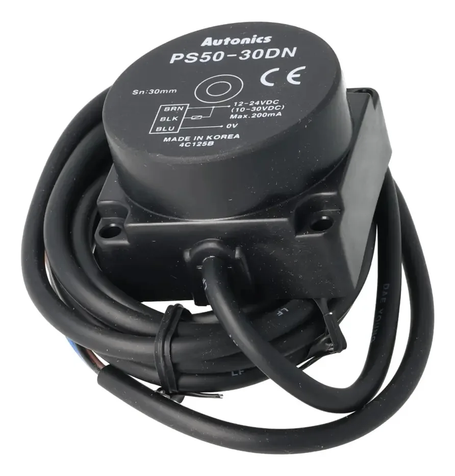 Sensor indutivo não detectado PS50-30dn 30VDC 30mm