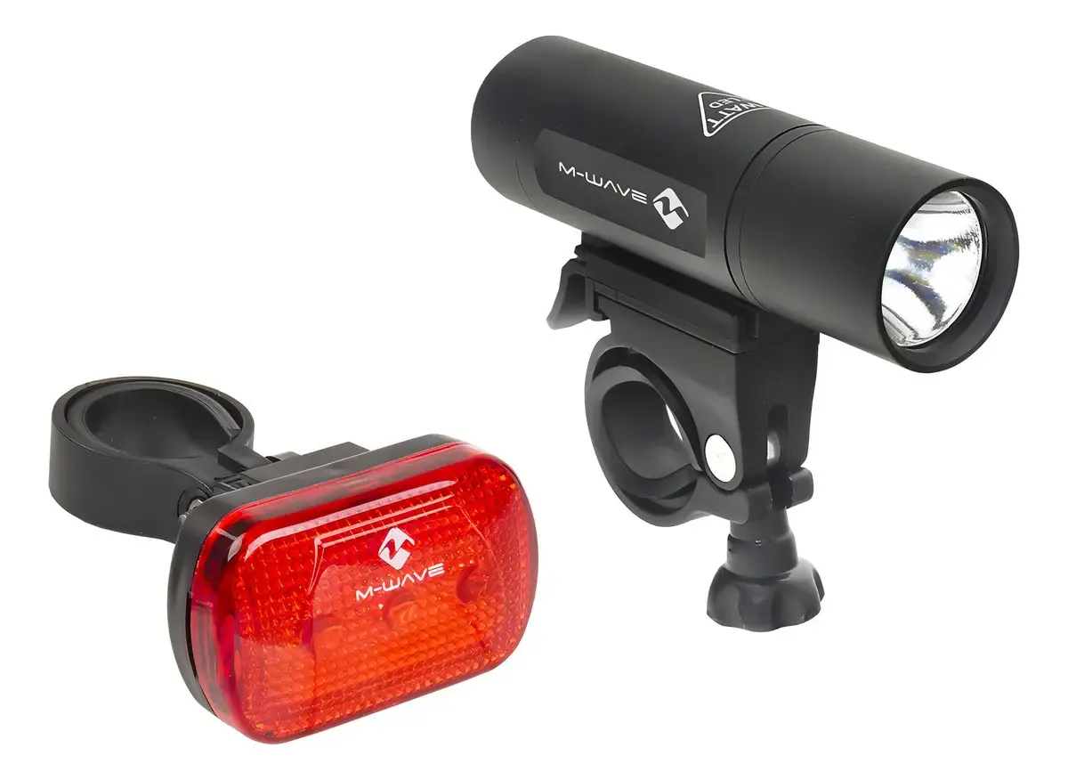 M-wave Atlas 22 - Conjunto de faróis e lanternas traseiras
