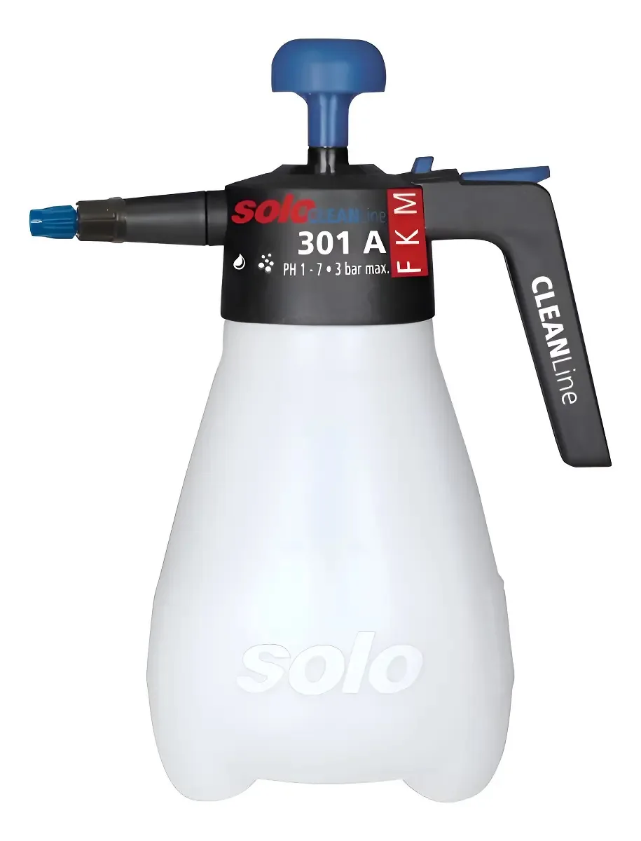 Pulverizador de produtos de ácido único Cleanline 1l 301-a303-a preto