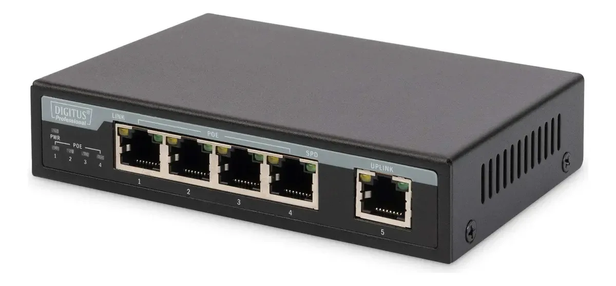 Digitus By Assmann Switch de 5 Portas PoE