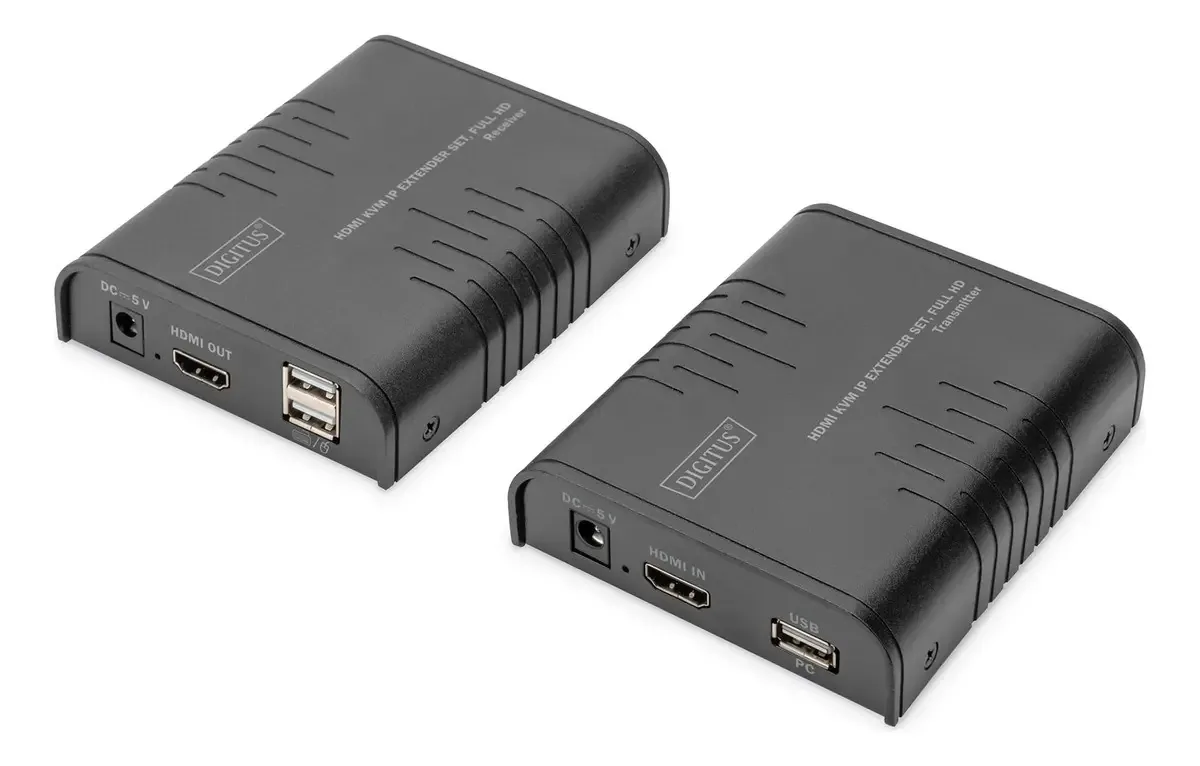 Digitus - Conjunto de Extensão - Extensor KVM - Catx