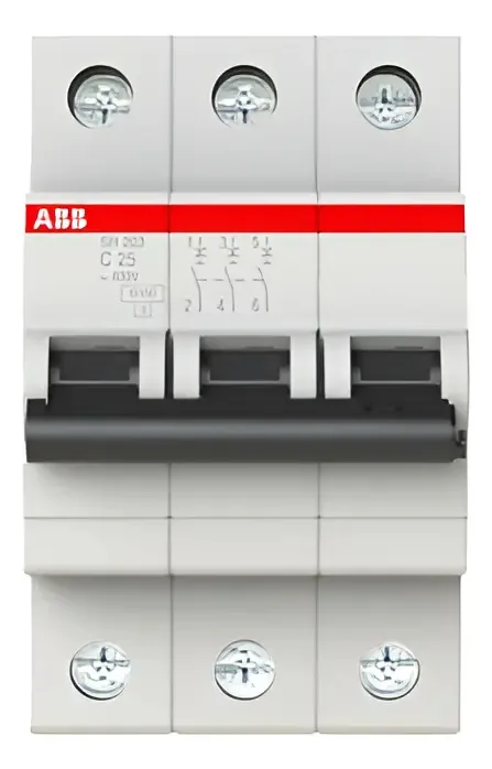 Interruptor termomagnético de 3 pólos - Abb