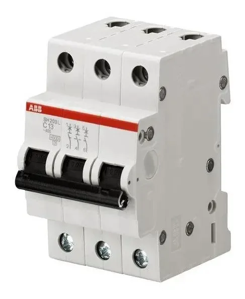 Interruptor termomagnético tripolar Abb 16a 4.5ka