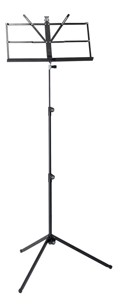 K&m Konig & Meyer 10040.000.55 Ez Suporte de Música Dobrável | Computador Grande de Lábios Profundos para Partituras | Pés Antiderrapantes Resistentes | Design Dobrável Compacto para Viagens