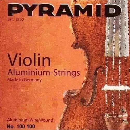 Cordas Pyramid 100 100 4/4 para cordas de alumínio para violino