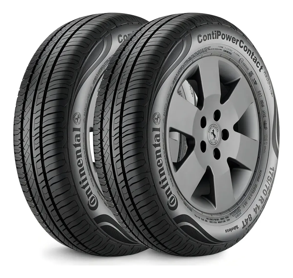 2 Pneus Continental Aro 14 Contipowercontact 175/65r14