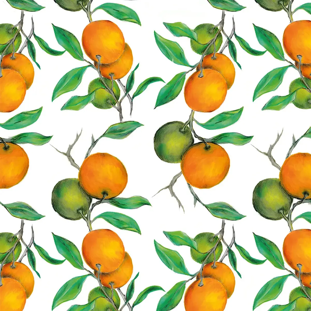 20 Guardanapos Para Decoupage Ambiente Lindas Laranjas